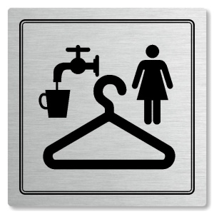 Piktogram Šatna ženy